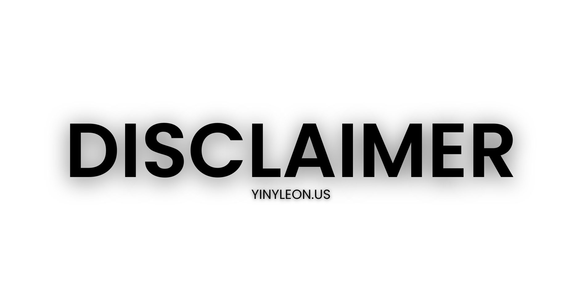 Disclaimer